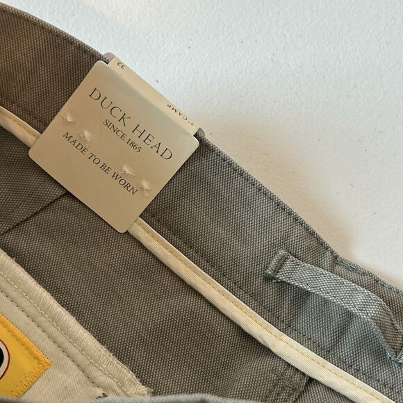 Duck Head Shorts Men's 32” Camp Canvas Stone Tan Casual Classic Old School - Picture 7 of 10